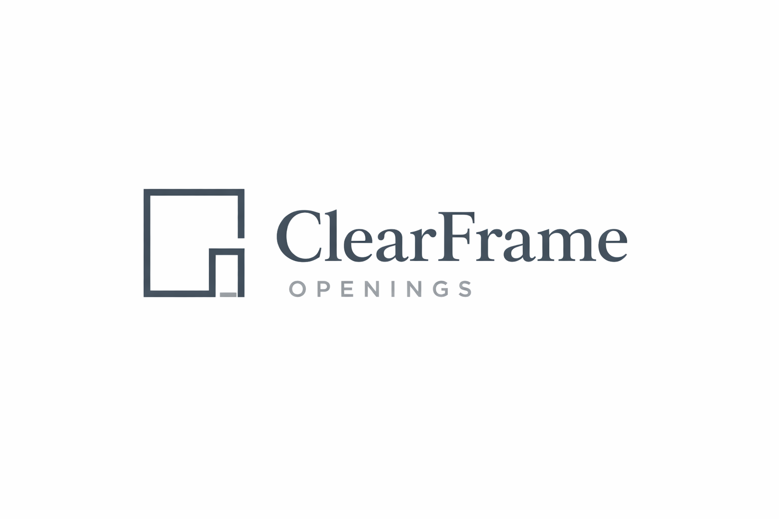 ClearFrame Openings logo